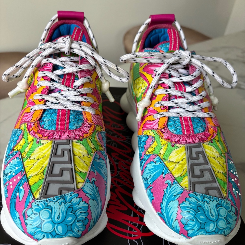 Mens Versace Chain Reaction Sneakers